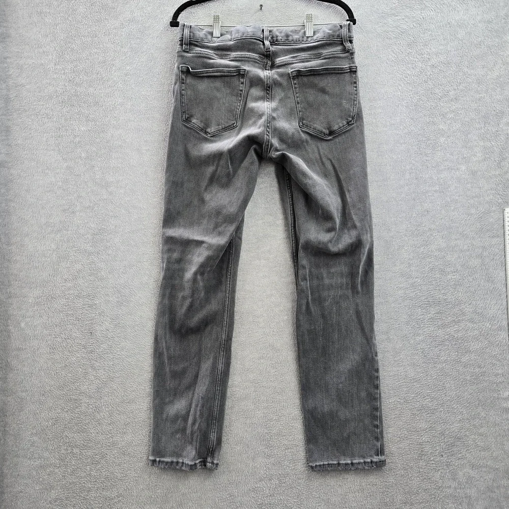 Banana Republic Men Jeans 32X32 Gray Denim Straight Button 32